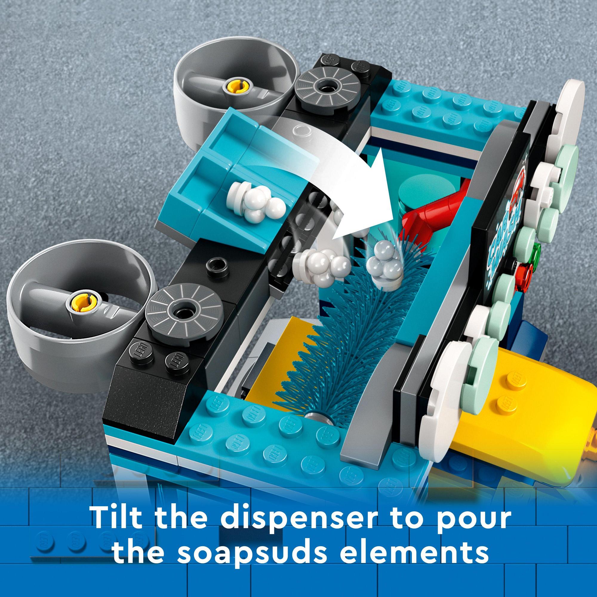 LEGO CITY 60362 Đồ chơi lắp ráp Trạm rửa xe (243 chi tiết)