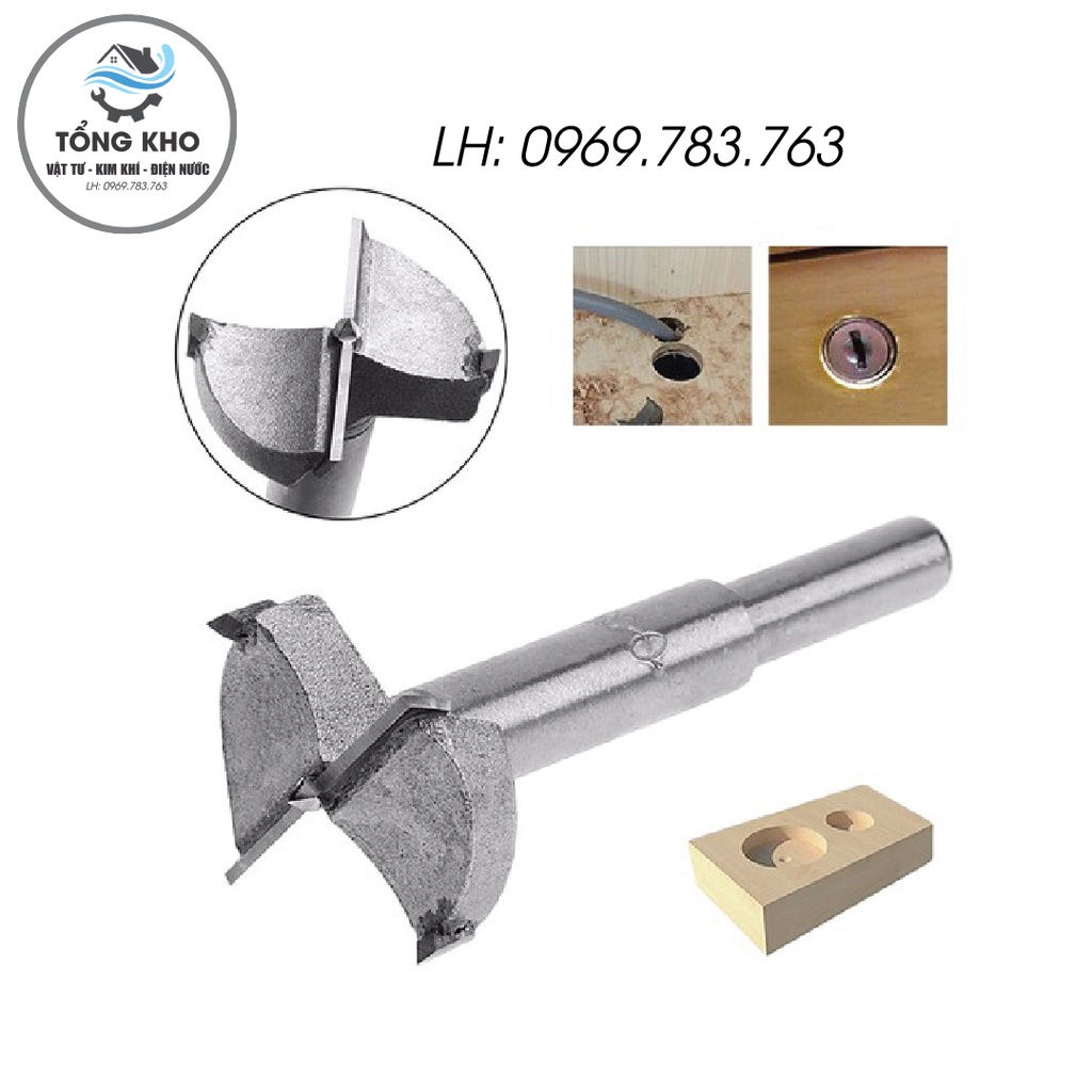 Mũi Khoét Gỗ Lỗ Tròn 16 - 60mm