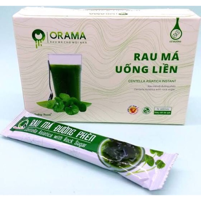 Rau Má Đường Phèn Quảng Thanh ( 10 bịch/hộp )