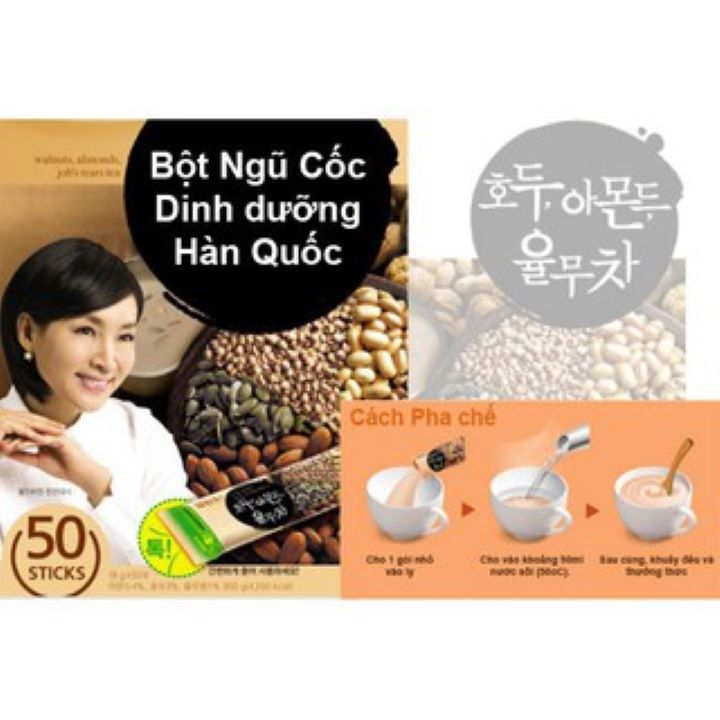 Bột Ngũ Cốc Damtuh Hàn Quốc 50 Gói - BINZINSON