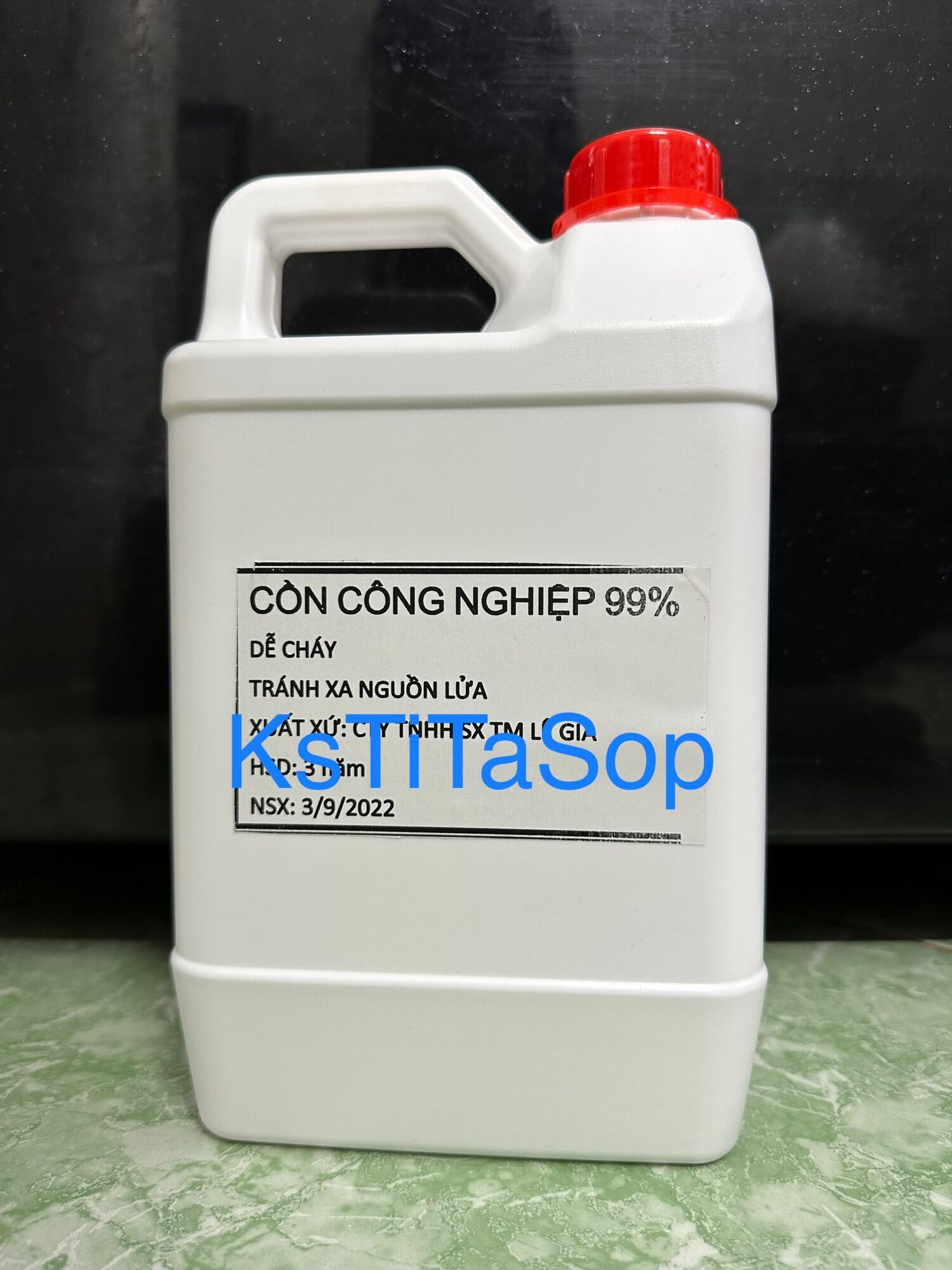 [Hoàn Tiền 10%] Dầu lạnh CN| 99 độ| sát khuẩn| tẩy mực in| cồn công nghiệp| dung tích 5lit