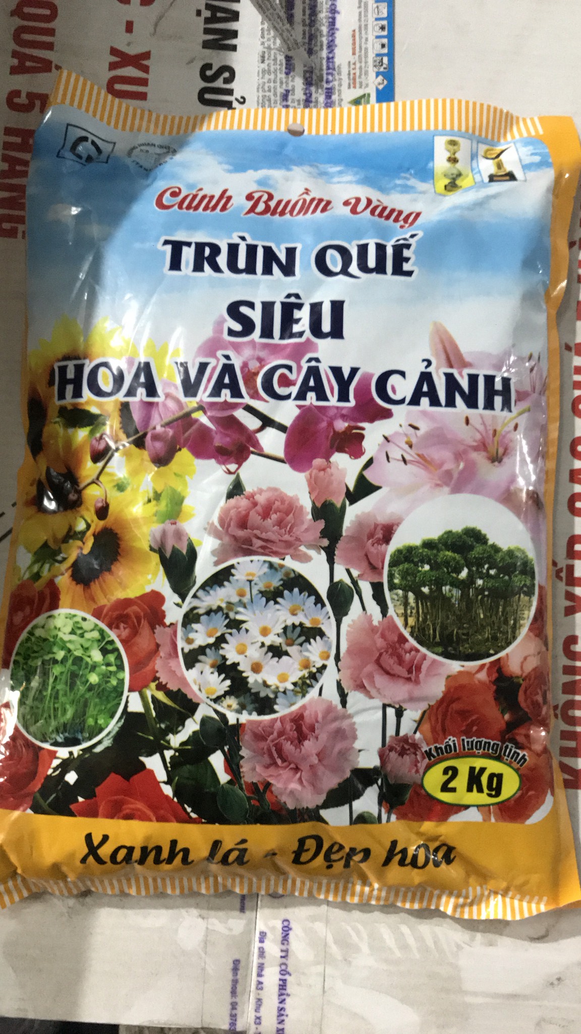 Phân trùn Quế chuyên dùng cho hoa & cây kiểng