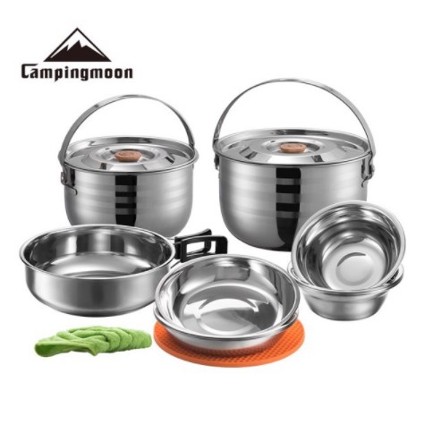 Bộ nồi dã ngoại 6 món Campingmoon MC-210
