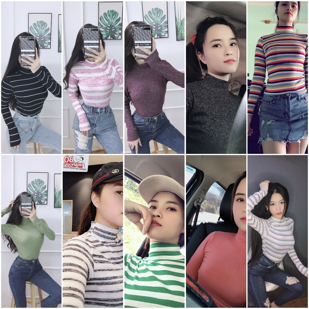 COMBO 3 ÁO THUN CỔ LỌ THỜI TRANG❣️❣️[Giá gốc tận xưởng]