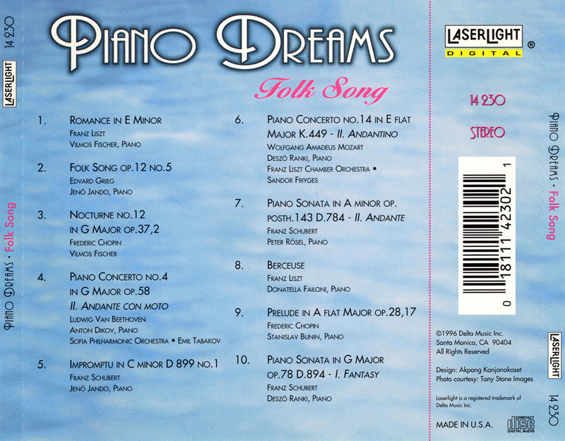 Bộ 5 đĩa cd nhạc Piano 2