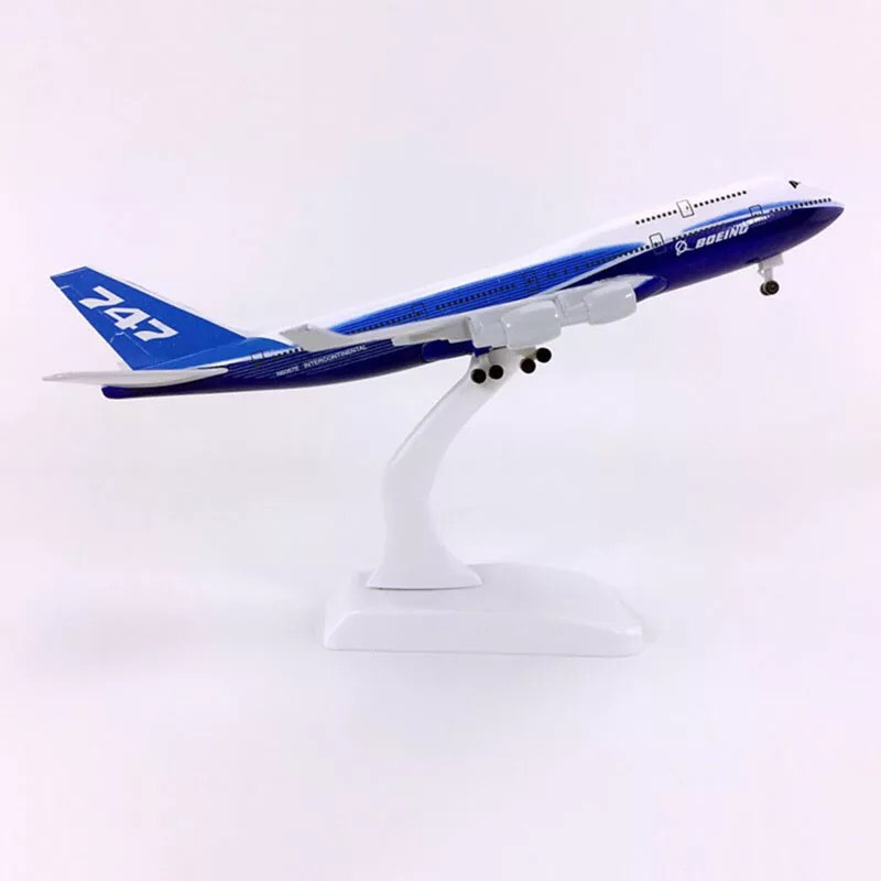 20 Cm Máy Bay Boeing 747 Nguyên Mẫu Hợp Kim Máy Bay Có Bánh Xe B747 Mô Hình Đồ Chơi Trẻ Em Trẻ Em Tặng Cho Bộ Sưu Tập