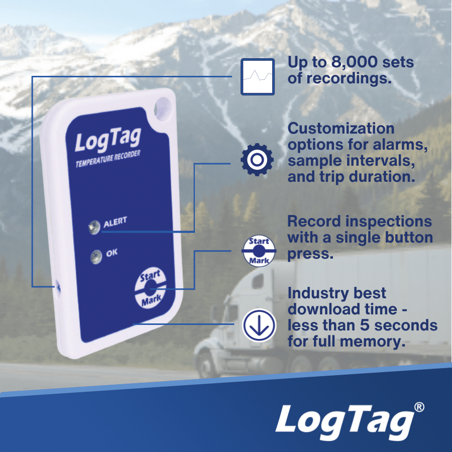 Thiết bị ghi nhiệt độ LogTag TRIX-8 - Nhiệt Kế Tự Ghi LogTag Trix 8
