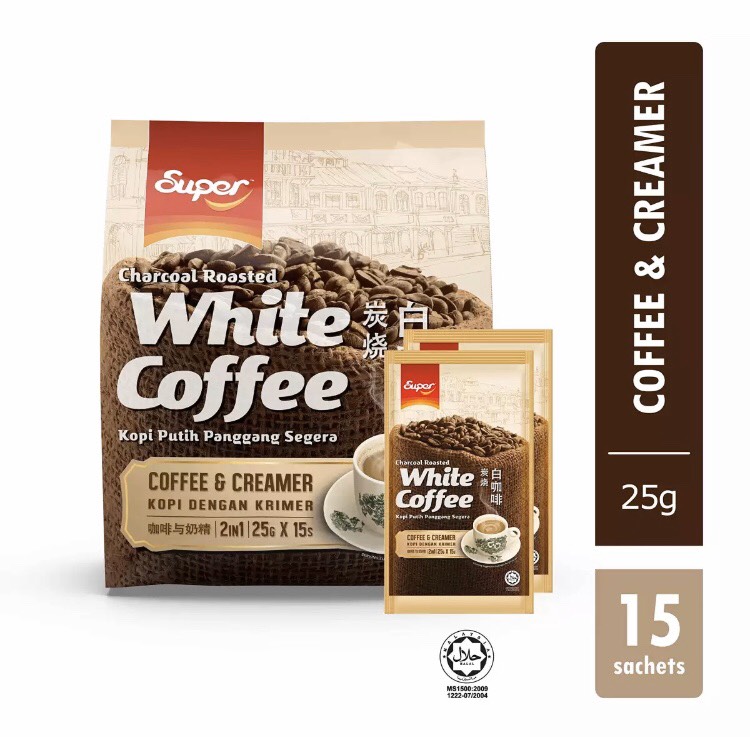 Cà phê trắng Super White Coffee 2 in 1 - Coffee & Creamer