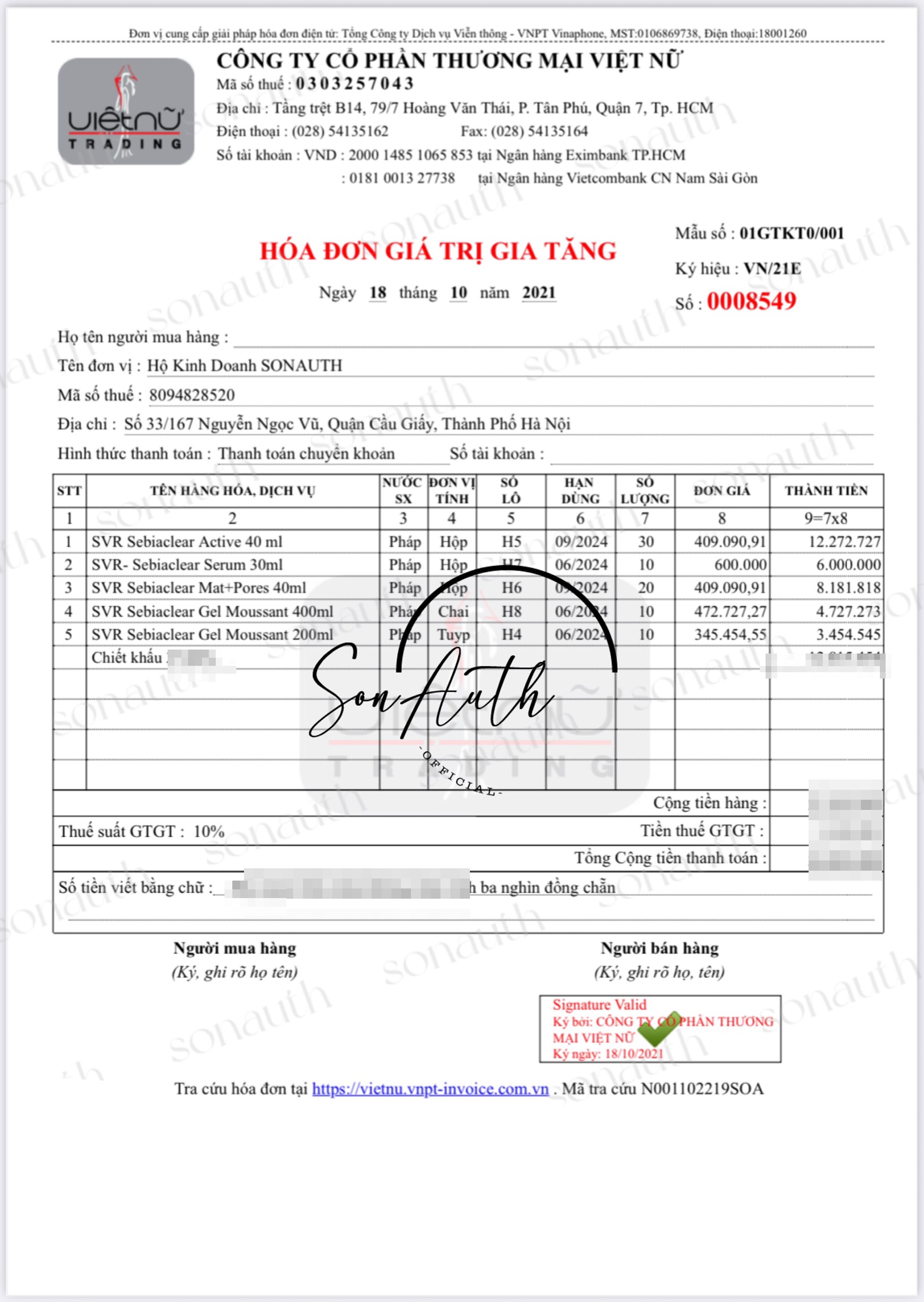 Tinh chất SVR Serum Sebiaclear 30ml [Đại Lý Chính Hãng]