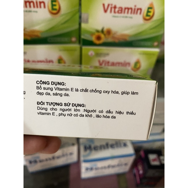 Vitamin E lạc việt pharm - Giúp Hỗ Trợ Đẹp Da, Sáng  Mịn