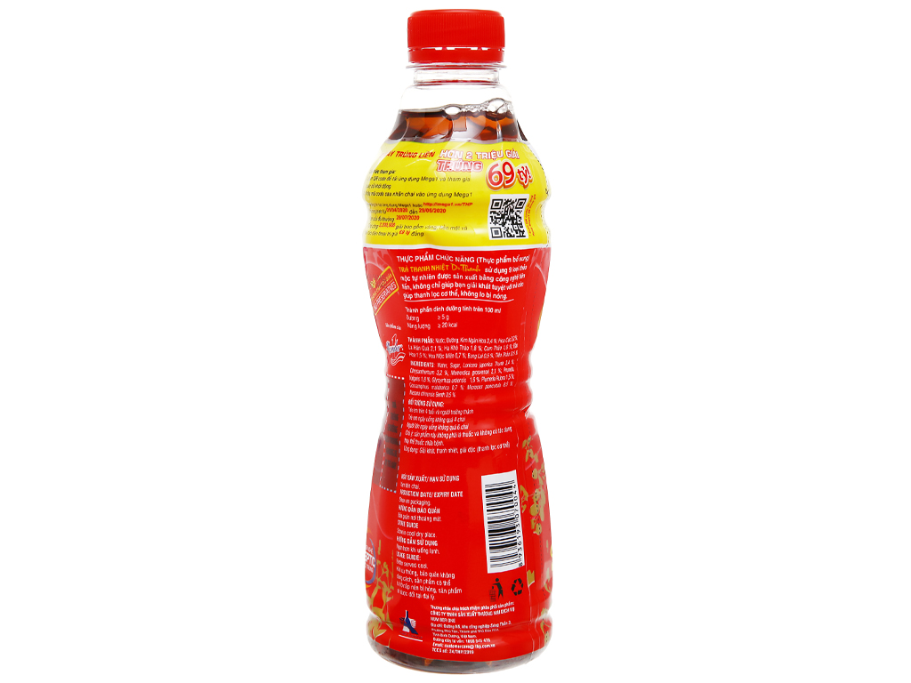[HCM]LỐC 6 CHAI DR. THANH 500ML