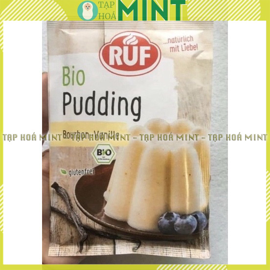 Bột làm bánh Pudding hữu cơ Ruf gói 40g