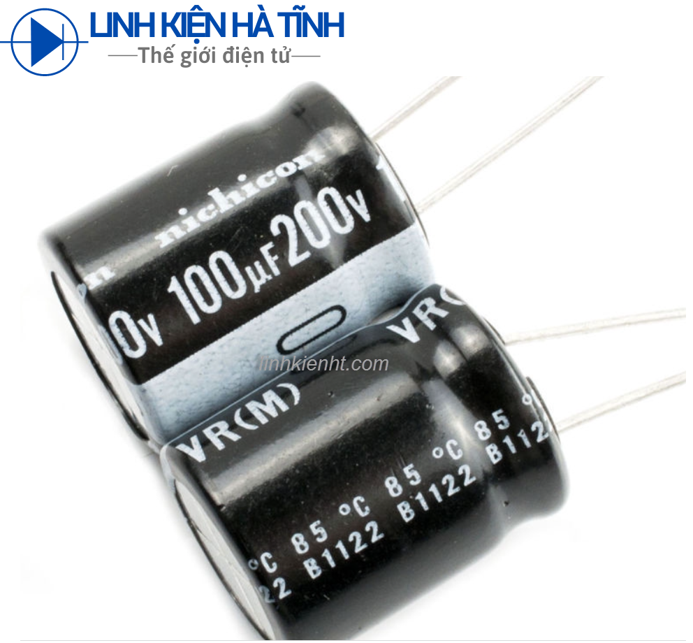 5 con tụ hóa 100uf 200v tụ nguồn 200v 100uf