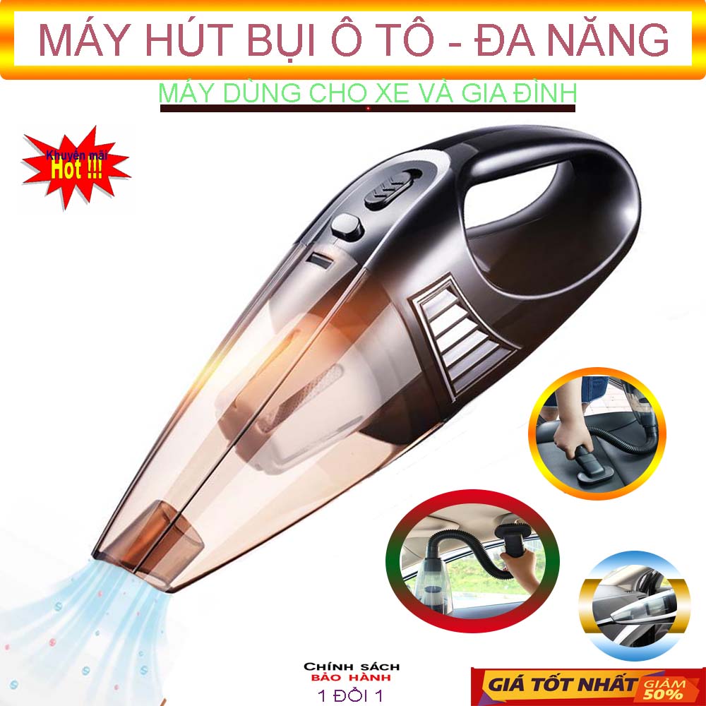 Máy Hút Bụi Cầm Tay,Máy Hút Bụi Ô Tô,Máy Hút Bụi Xe Hơi,Máy Hút Bụi Ô Tô Cầm Tay.Thiết kế nhỏ gọn.Công suất lớn,3 đầu hút linh hoạt,Có thể hút được nhiều loại bụi bẩn.