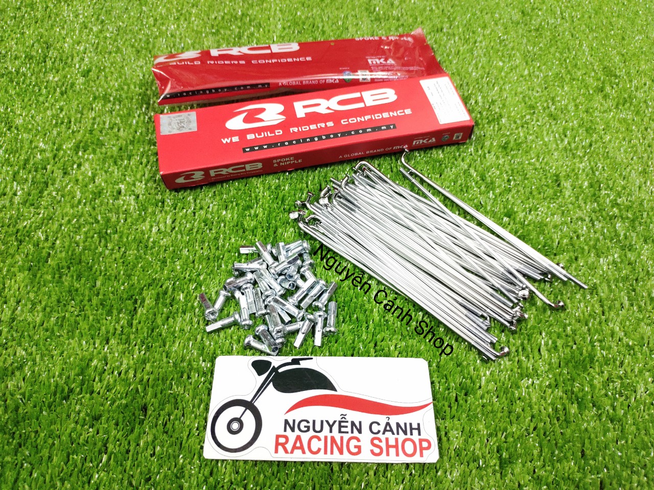 1 Bánh căm RCB Racing boy 149-157-184 căm mạ crom