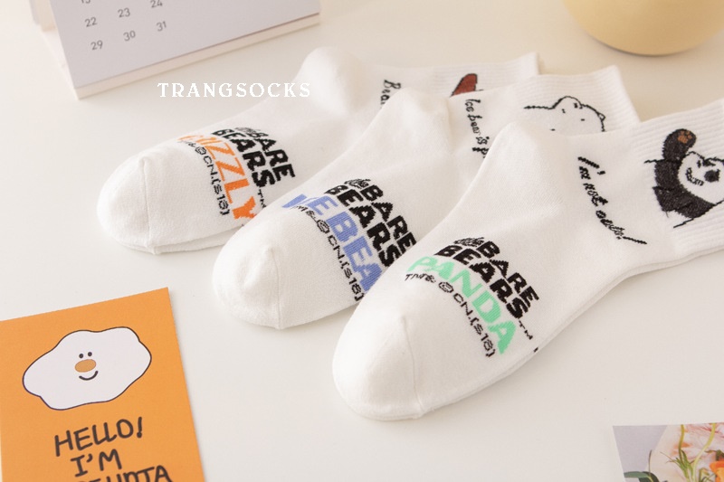 Tất cao cổ “WE BARE BEARS” - ảnh thật