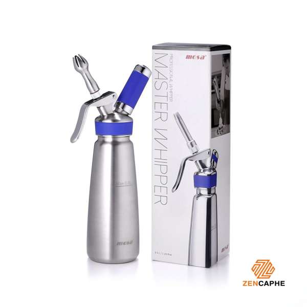 BÌNH XỊT KEM TƯƠI MOSA INOX DUNG TÍCH 0.5L