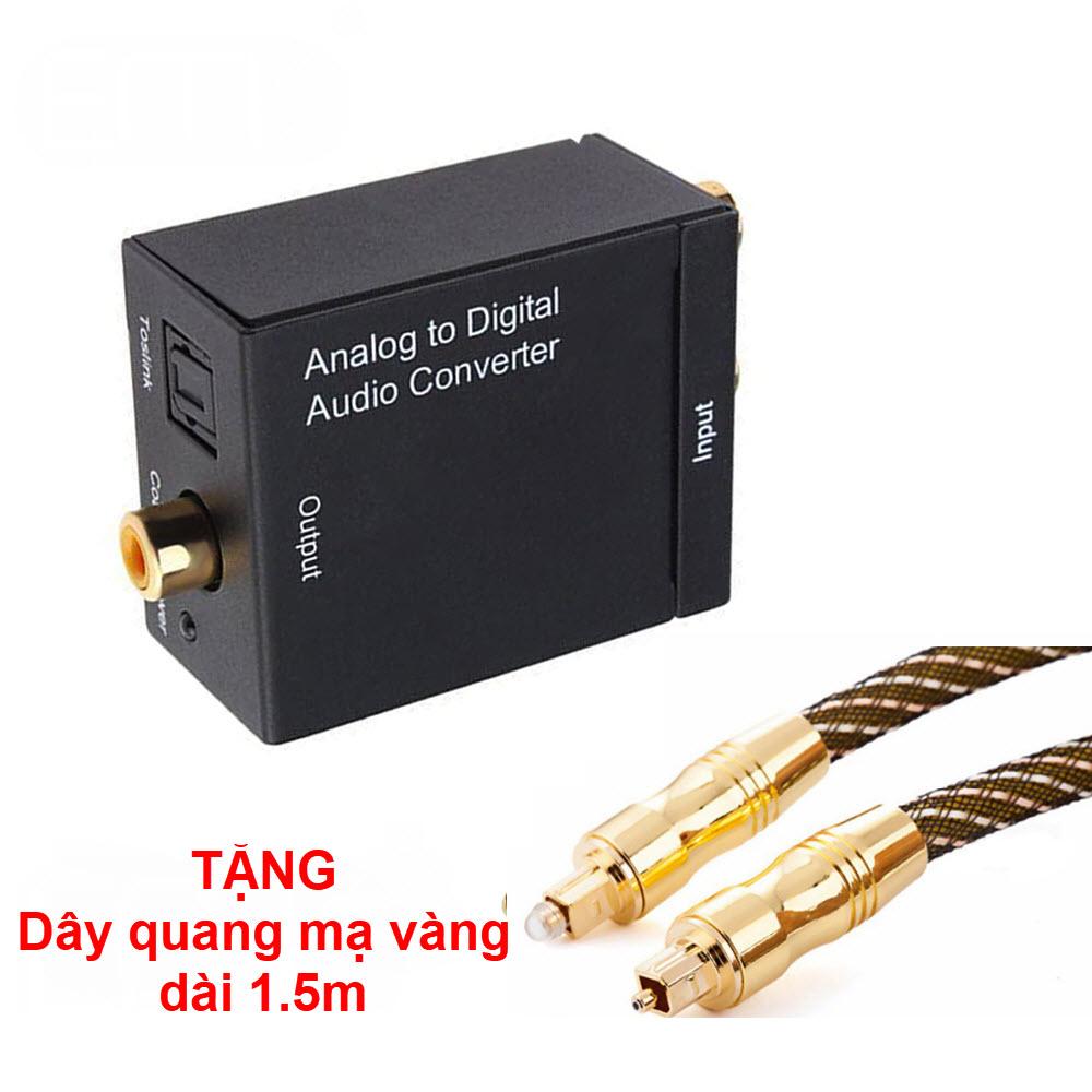 Bộ chuyển đổi AV to Optical AV sang Coaxial Analog ra Digital - Bộ AV ra quang