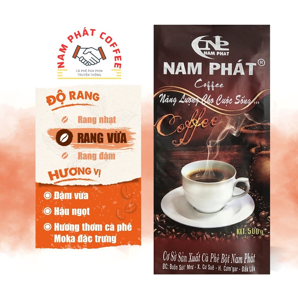 500G Cà phê pha phin Nam Phát Coffee