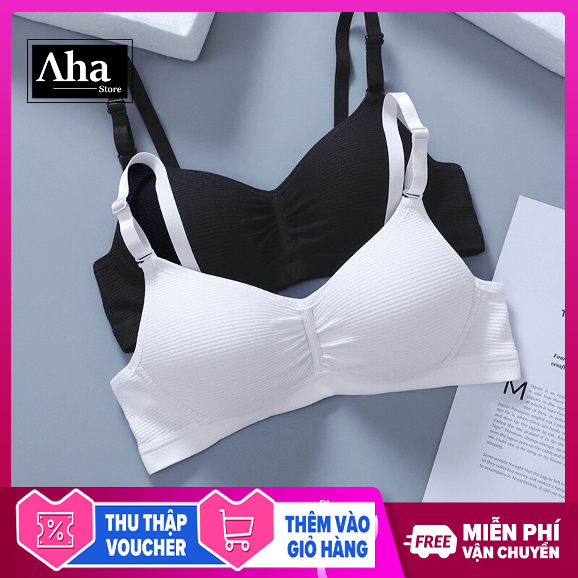 Áo Bra Học Sinh BRA07 Hàng Đẹp Chất Thun Tăm Mềm Mát Thấm Hút Mồ Hôi Dành Cho Tuổi Dậy Thì Aha Store