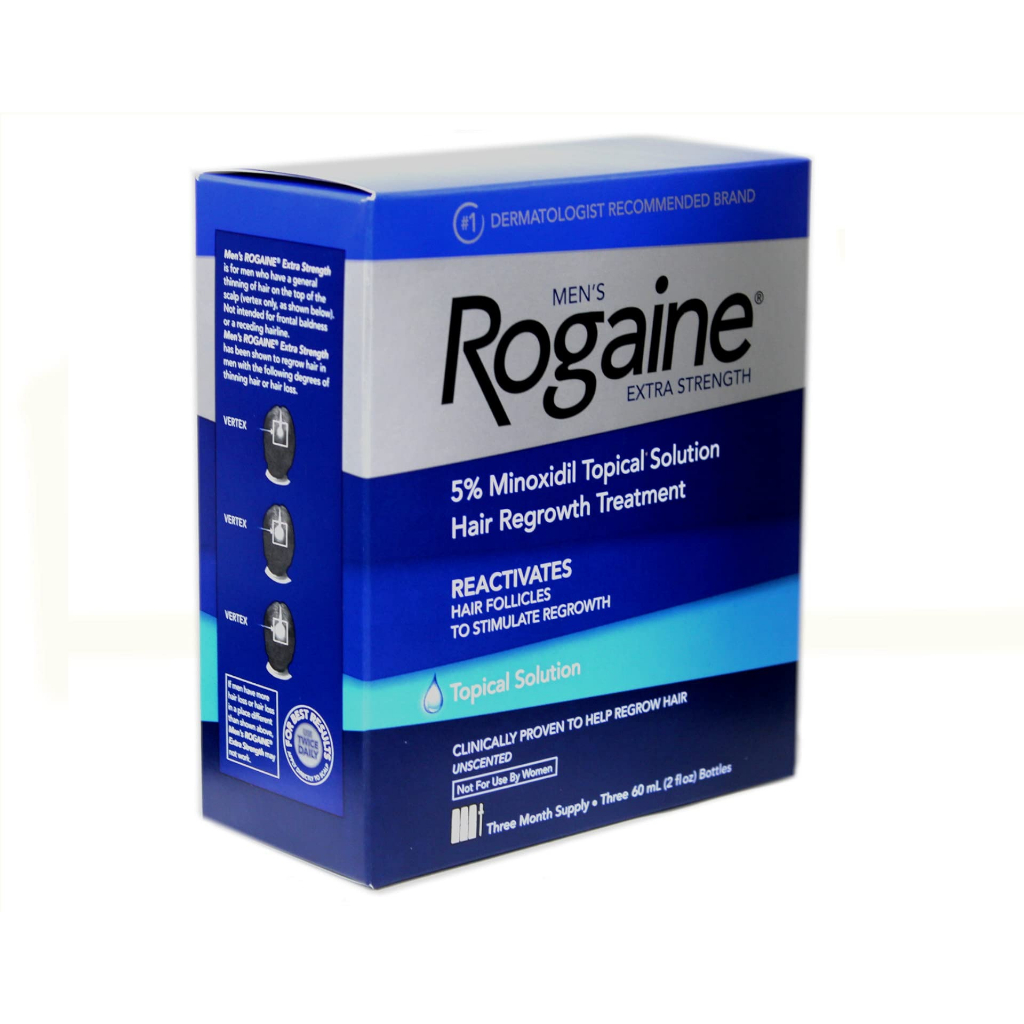 Tinh chất mọc tóc cho nam Men's Rogaine 5% Minoxidil Solution 3x60ml (dạng dung dịch)