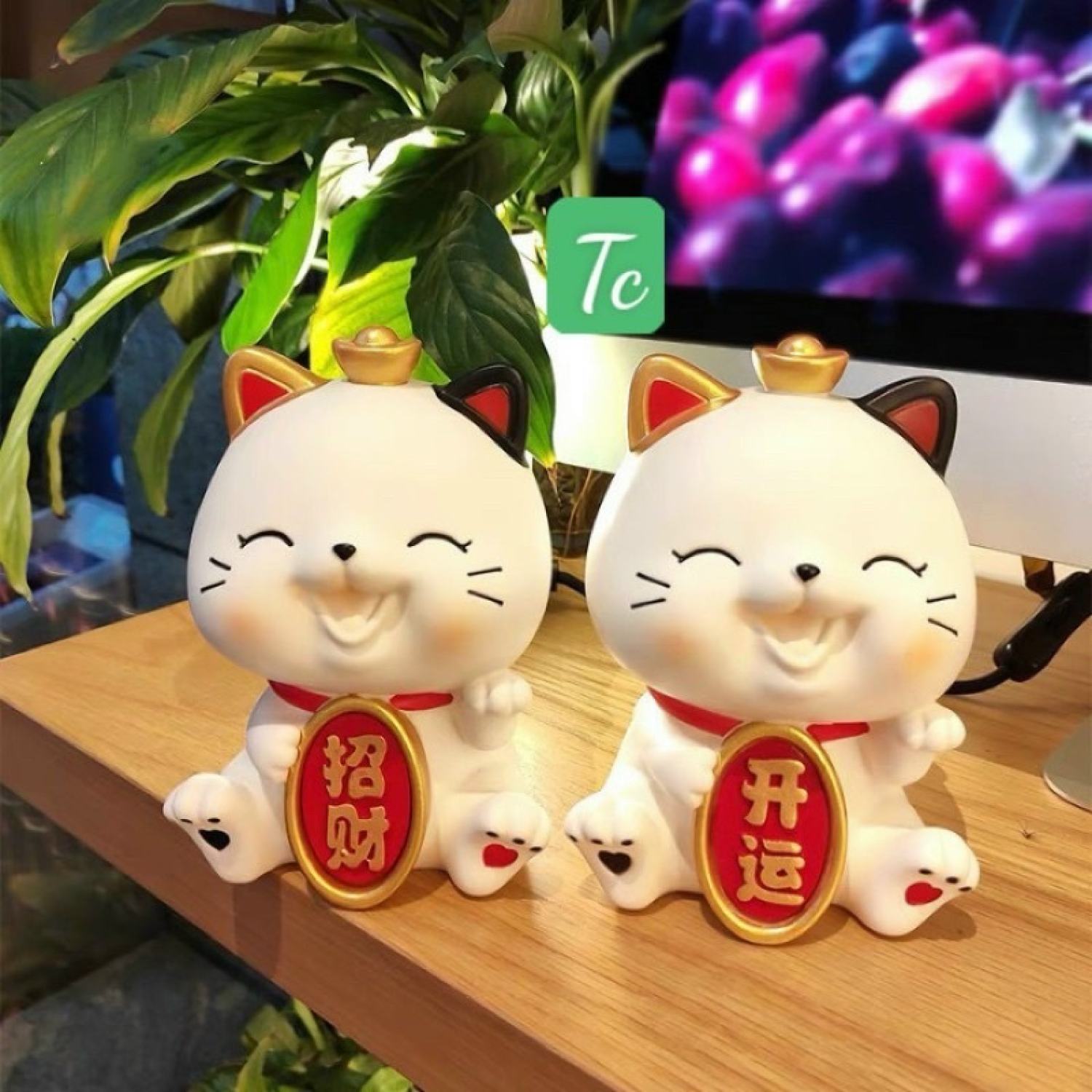 Heo đất tiết kiệm hình mèo thầƞ Եài dễ thương