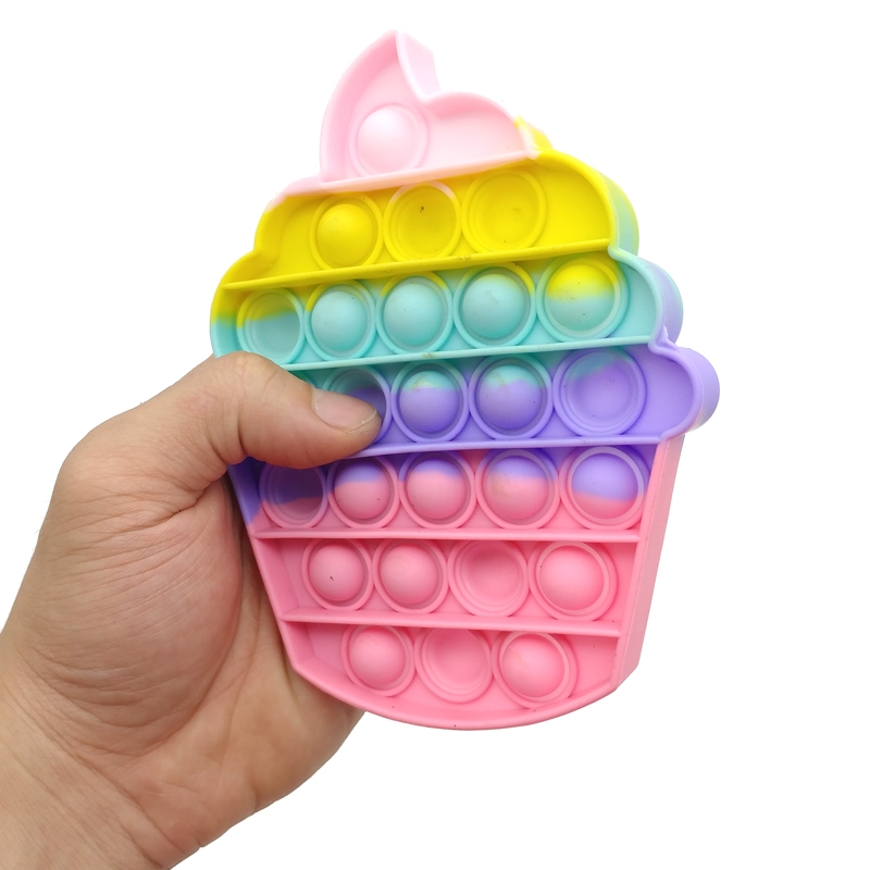 Đồ Chơi Pop It Nhiều Màu 6901 - Hình Cupcake