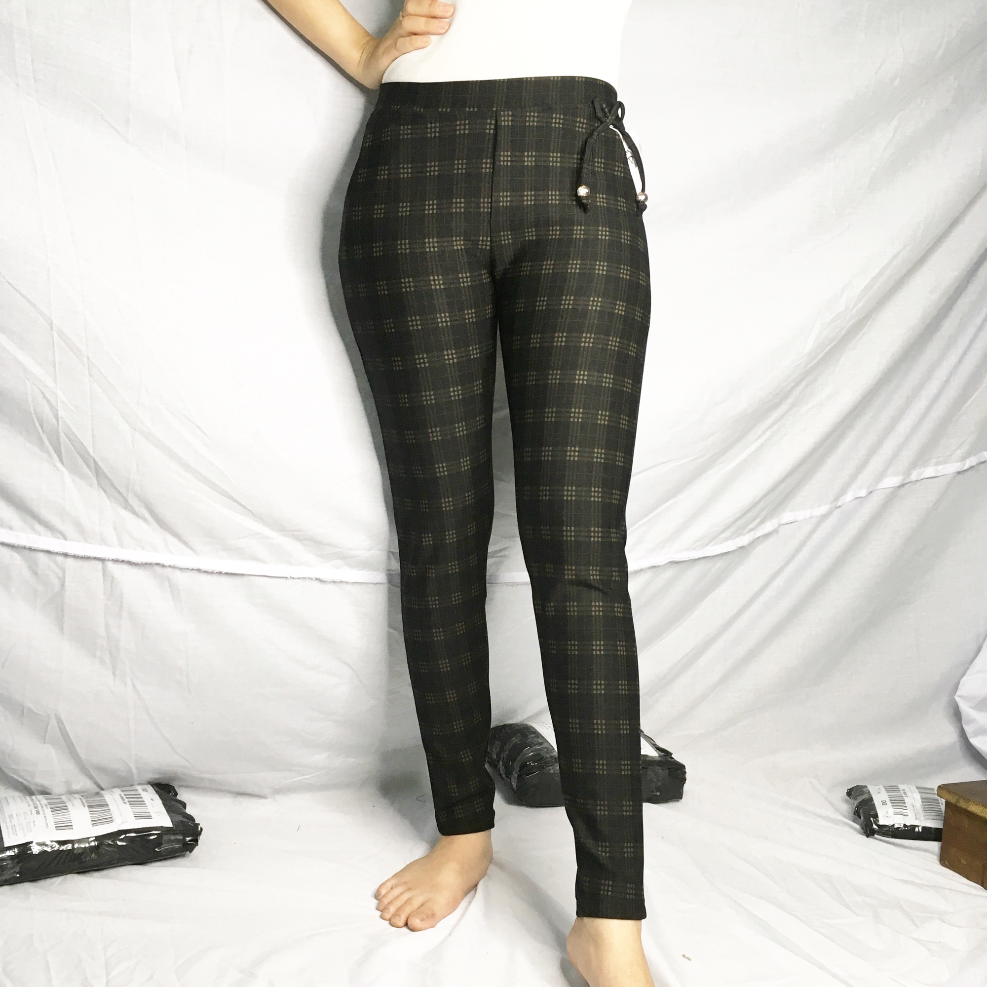 [HCM]Quần lưng thun karo hàn quốc (size 40-65kg)