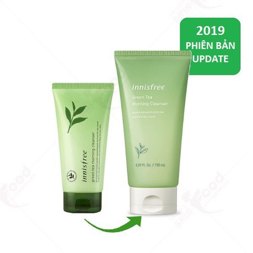 sữa rửa mặt trà xanh innisfree
