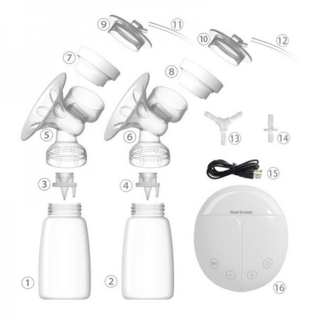 Phụ kiện máy hút sữa Real Bubee ( Đầy Đủ ) BQSHOP