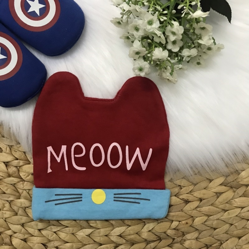 [HCM][Chọn Mẫu] Nón mũ cotton dệt kim co giãn cho bé