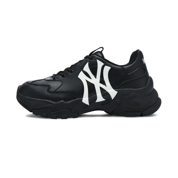 Giày Sneaker MLB Yankess Full đen ( MLB màu đen chữ NY trắng)