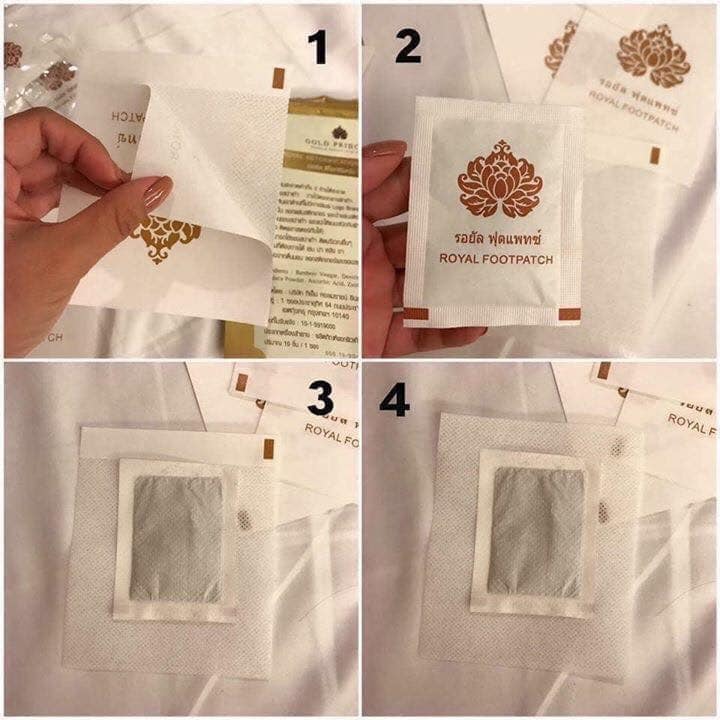 Miếng dán thải độc chân GOLD PRINCESS Thái Lan