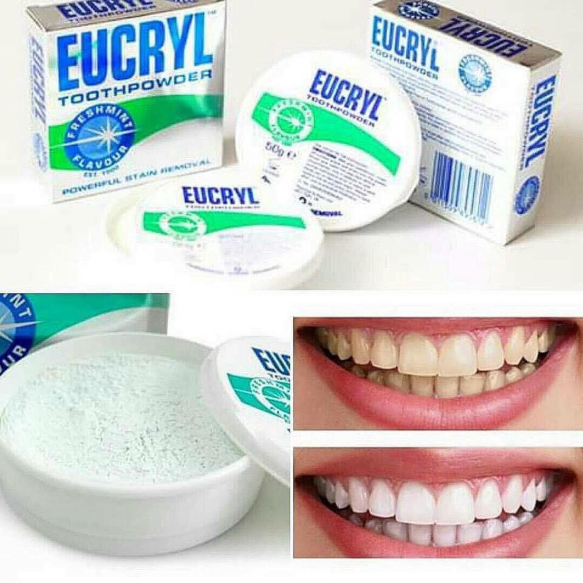 Kem Đánh Răng EUCRYL Làm Trắng Răng Hương Bạc Hà - EUCRYL Tooth Paste Freshmint 62g