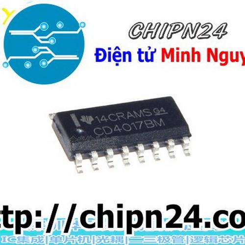 Ic dán cd4017 sop-16
