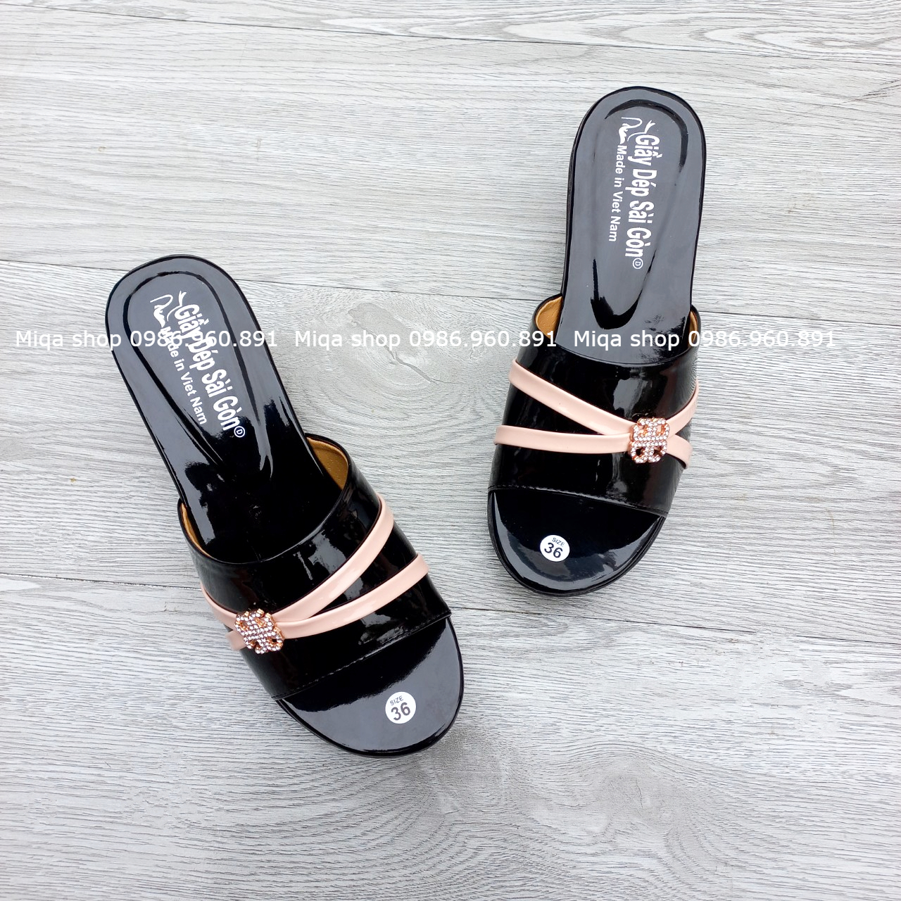 (Size 36-41) Dép 5p quai ngang cho mẹ cho bà