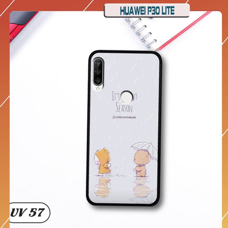 Ốp HUAWEI P30 LITE - lưng nhám viền dẻo