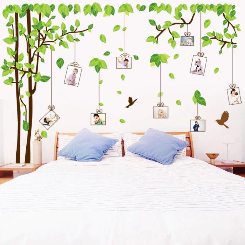Decal trang trí dán tường cành cây photo
