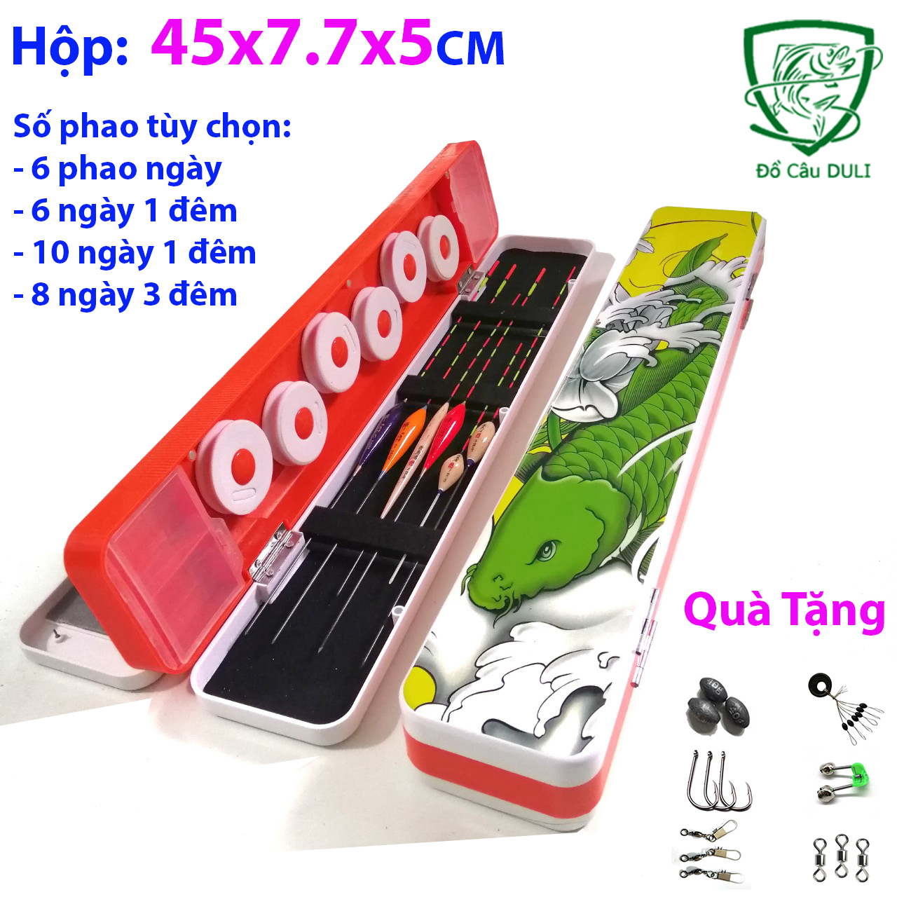 Hộp đựng phao câu đài 55cm
