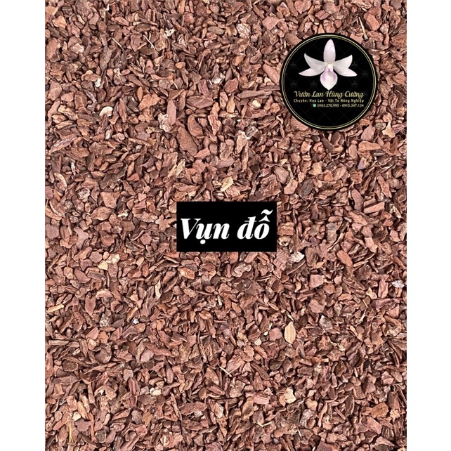 0,5kg vỏ thông đỏ vụn đỗ đã qua xử lý