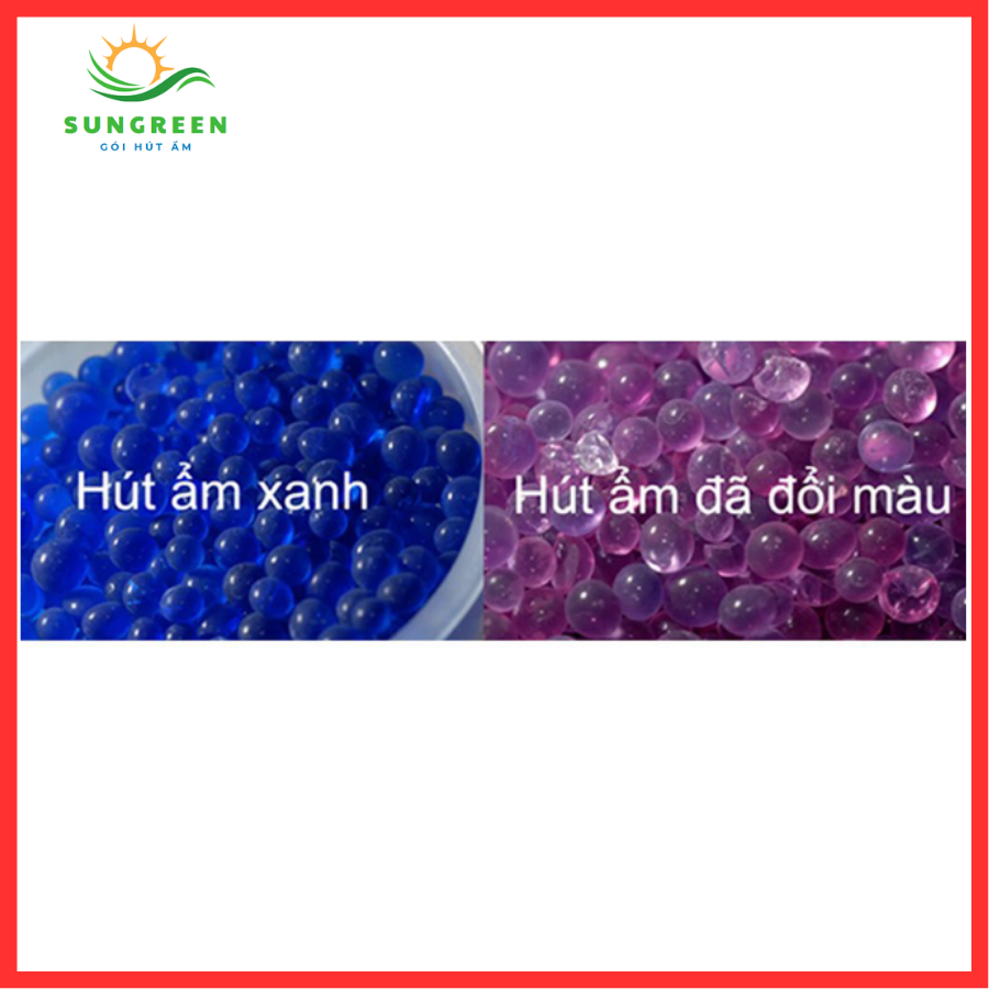 Hạt hút ẩm xanh - Xanh Trắng - Trắng (Hạt chống ẩm mốc, khử mùi) Bảo Quản Máy Ảnh, Thiết Bị Công Nghệ, ...
