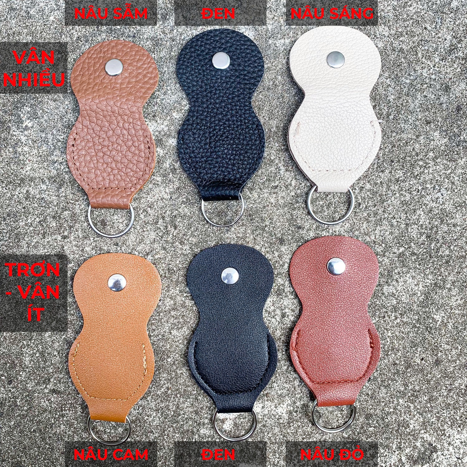 Móc khóa - bao đựng pick Guitar | Chất liệu giả da