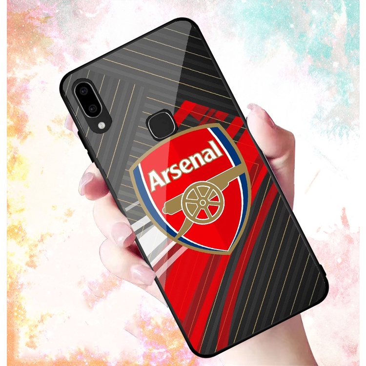 Ốp Lưng VIVO V9 V9 YOUTH Y85 V11i mặt kính cường lực cao cấp In hình Câu Lạc Bộ Bóng Đá