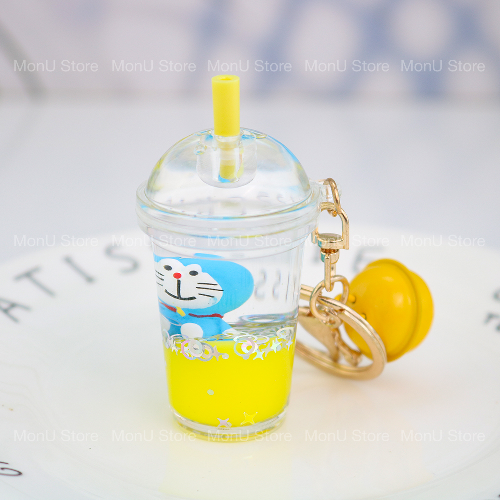 Móc khóa hình ly trà sữa Doraemon dễ thương cute TooYoo BK00690