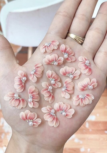 Cúc ruby (1b) Phụ kiện Nail