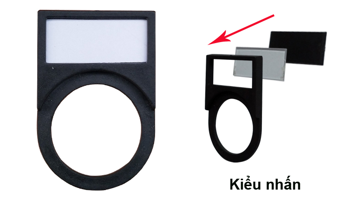 Combo 10 Nhãn nút nhấn gắn tủ điện các kích thước phi 16, phi 22, phi 25, 30