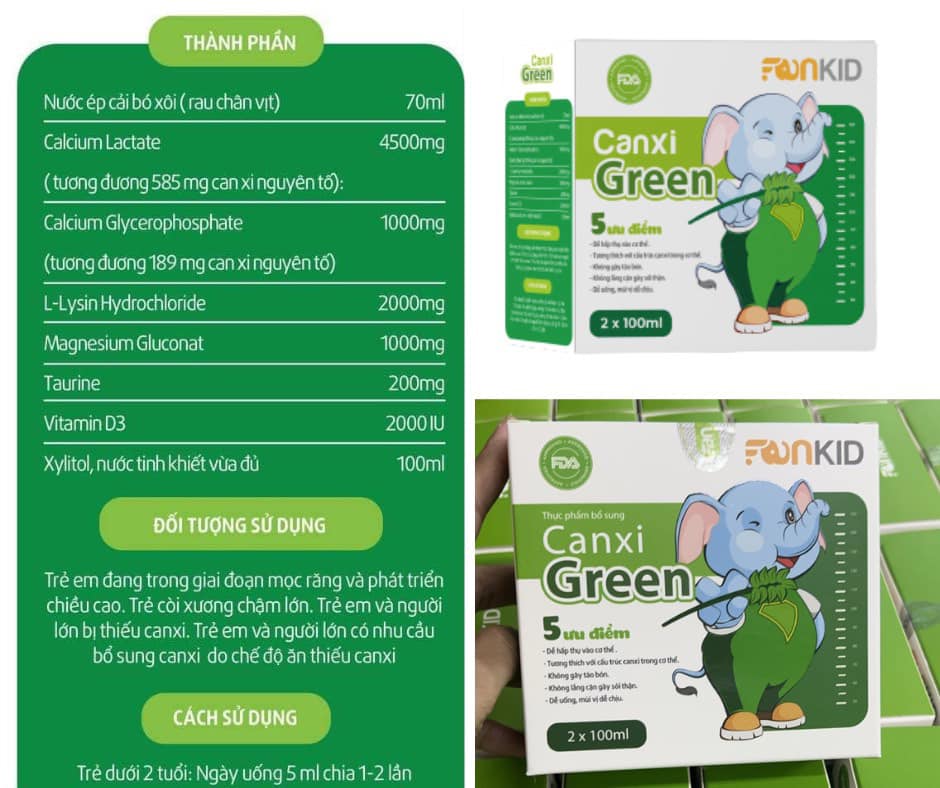 Canxi Hữu Cơ Fankid - 200ml