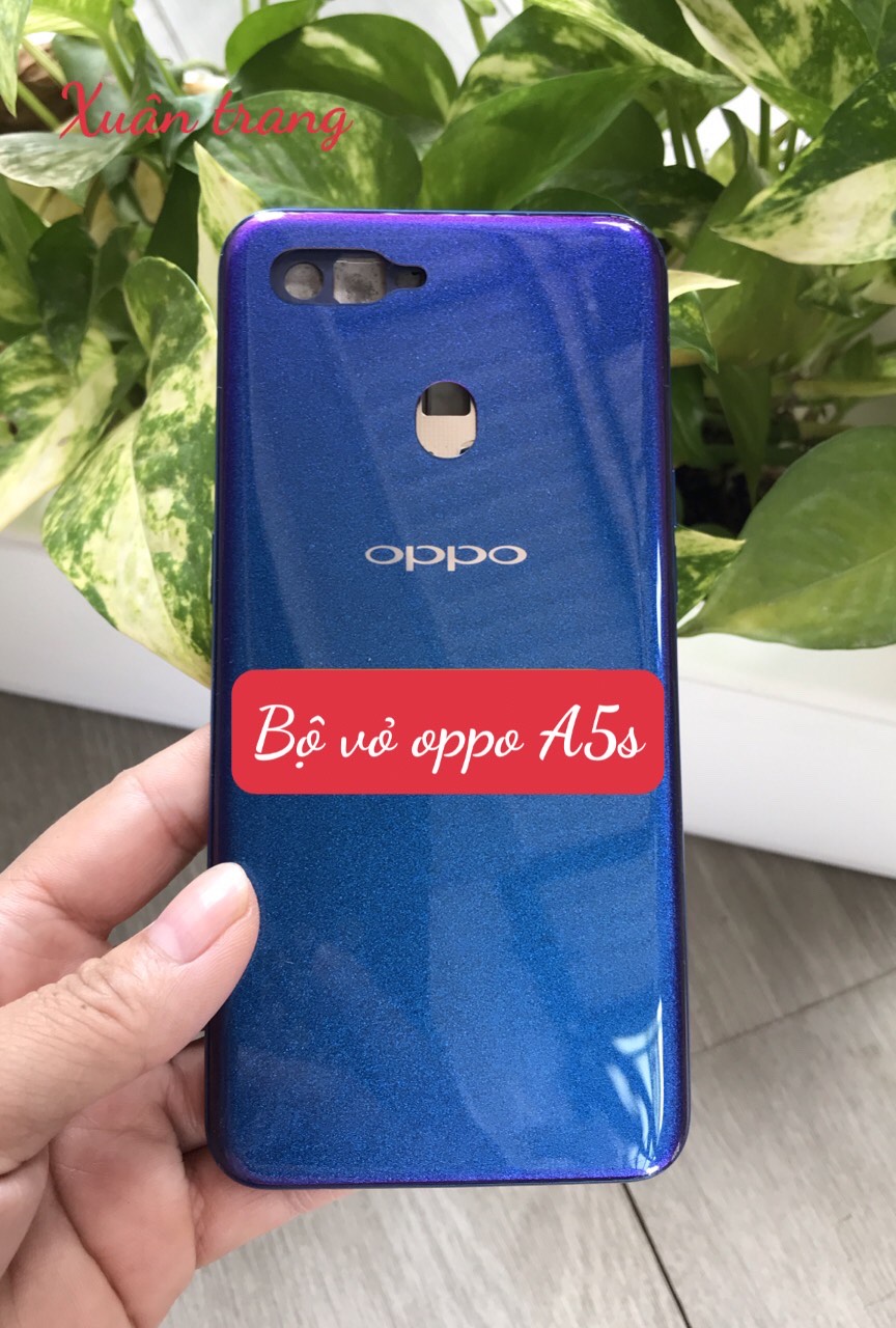 Bộ Vỏ Sườn Oppo A5s Zin Hàng Cao Cấp (kèm phím+kính camera)