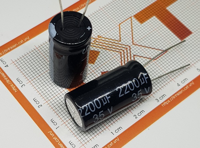 Tụ hóa 2200uf 35v 13x25mm