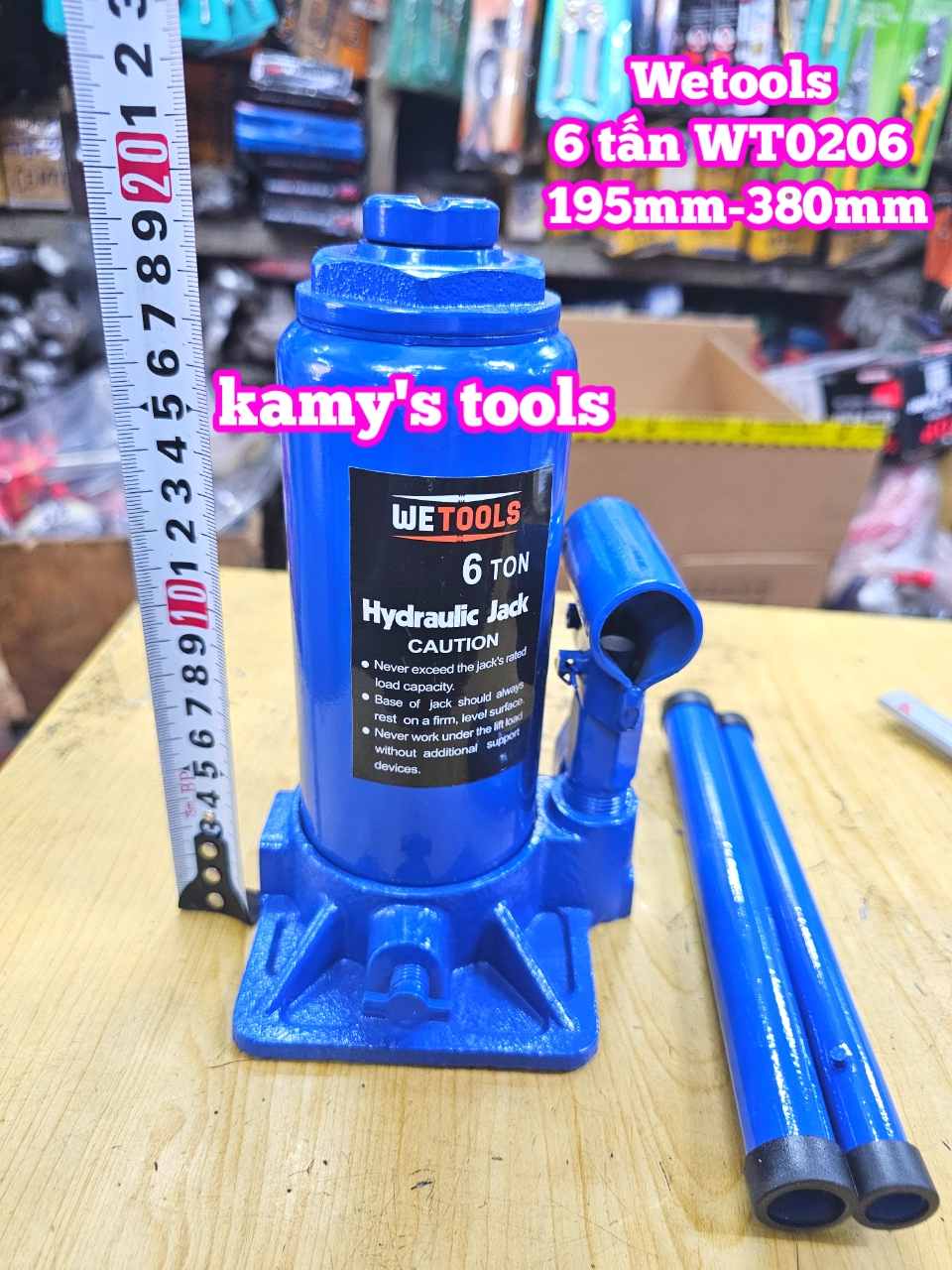 KÍCH CON ĐỘI THỦY LỰC 6 TẤN (CON ĐỘI THỦY LỰC, KÍCH THỦY LỰC, CON ĐỘI Ô TÔ)
